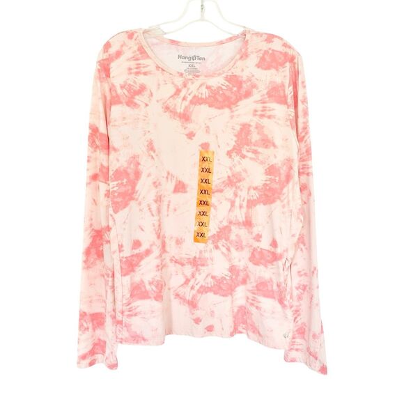 Hang Ten Long Sleeve abstract Print T-shirt Sz XXL - Picture 1 of 7